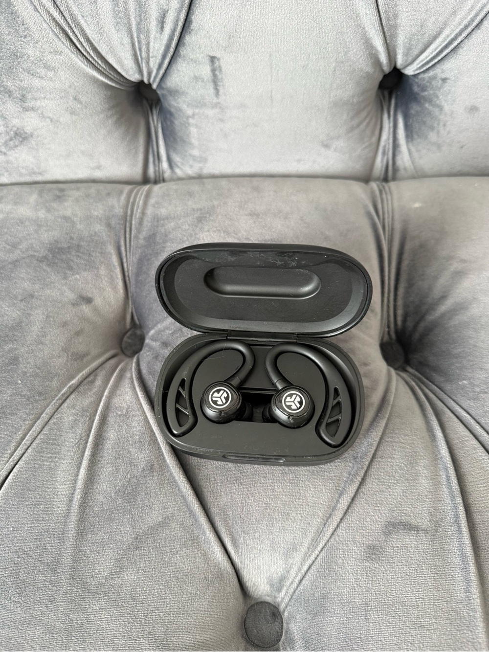JLab Epic Air Sport ANC True Wireless Earbuds With Charging Case Black